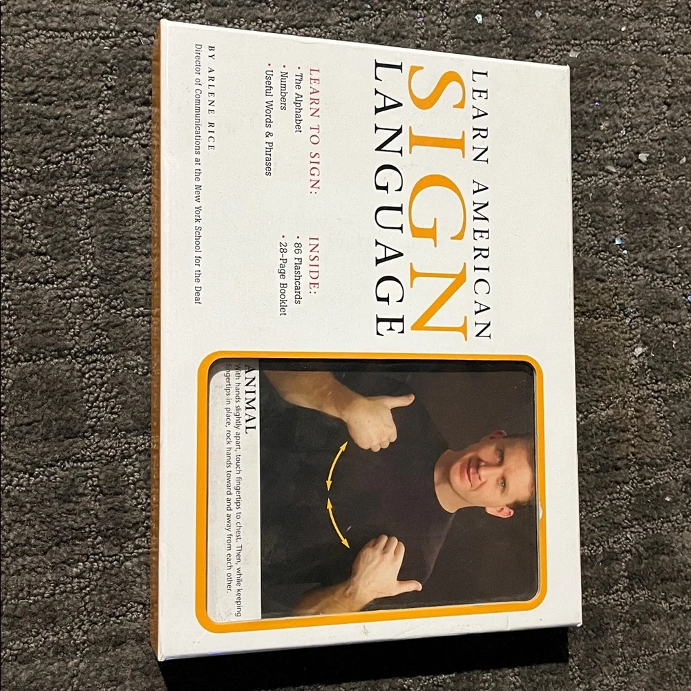 Learn American Sign Language Book - Picture 1 of 3